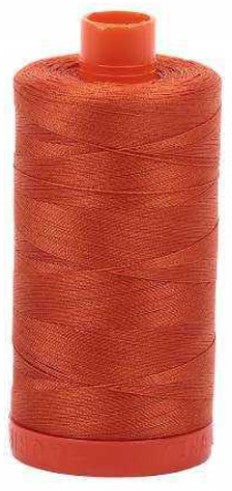 Rusty Orange Aurifil Cotton Quilting Thread 50 wt. 1300m 1422y Spool AF-2240-Rusty Orange