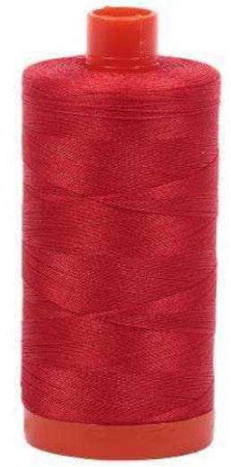 Paprika Red Aurifil Cotton Quilting Thread 50 wt. 1300m 1422y Spool AF-2270-Paprika