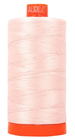Pale Pink Aurifil Cotton Quilting Thread 50 wt. 1300m 1422y Spool