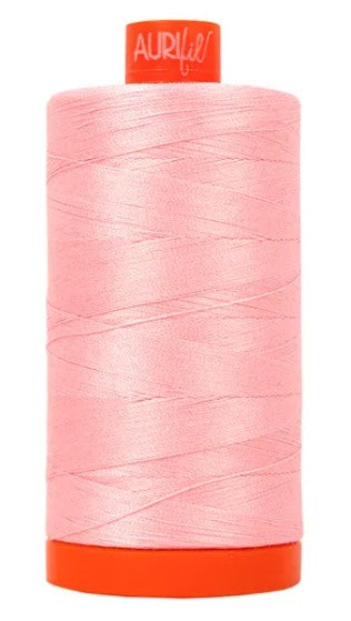 Baby Pink Aurifil Cotton Quilting Thread 50 wt. 1300m 1422y Spool AF-2423-Baby Pink