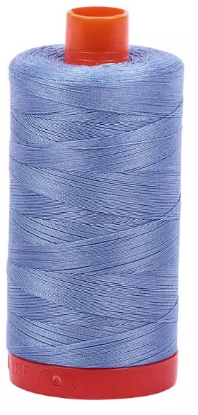 Light Delft Blue Aurifil Cotton Quilting Thread 50 wt. 1300m 1422y Spool AF-2720-Light Delft Blue