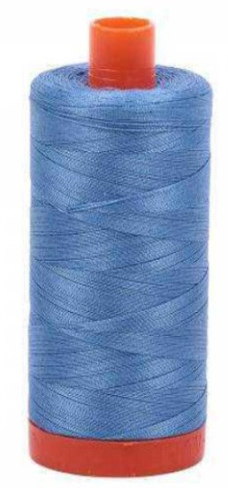 Light Wedgewood Blue Aurifil Cotton Quilting Thread 50 wt. 1300m 1422y Spool AF-2725-Light Wedgewood