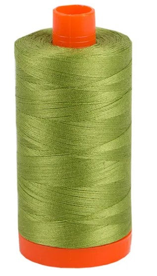 Fern Green Aurifil Cotton Quilting Thread 50 wt.1300m 1422y Spool AF-2888-Fern Green