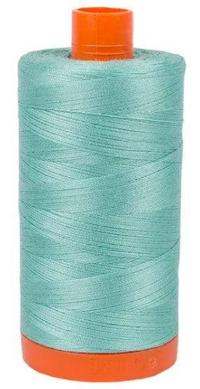 Light Turquoise Aurifil Cotton Quilting Thread 50 wt. 1300m 1422y Spool AF-5006-Light Turquoise