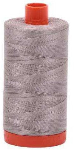Steampunk Grey Aurifil Cotton Quilting Thread 50 wt. 1300m 1422y Spool AF-6730-Steampunk