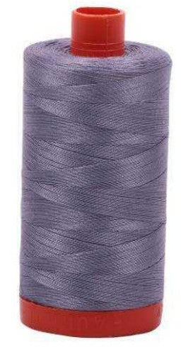 Twilight Grey Aurifil Cotton Quilting Thread 50 wt. 1300m 1422y Spool AF-6733-Twilight