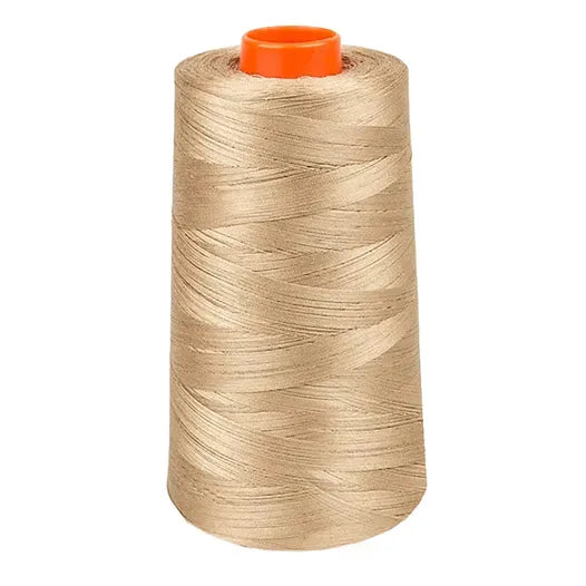 Sand Aurifil Longarm Cotton Quilting Thread 50 weight 6452 Yards Cone AF-MK50CO-2326-Sand