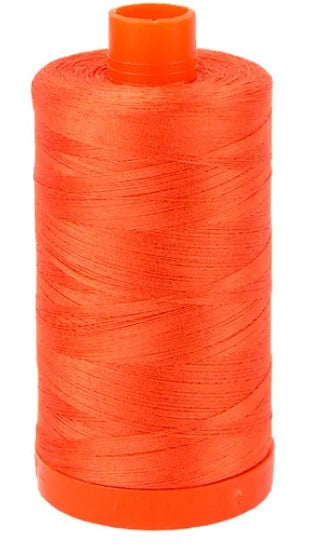 Dusty Orange Aurifil Cotton Quilting Thread 50 wt. 1300m 1422y Spool AF-1154-Dusty Orange
