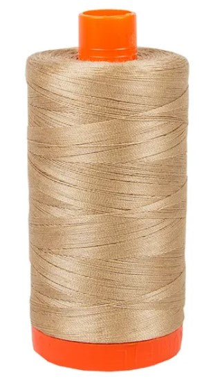 Shell Aurifil Cotton Thread 50 wt.1300m 1422y Spool AF-2315-Pale Flesh/Shell