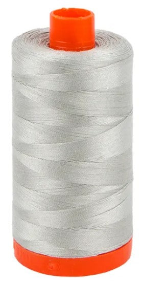 Airstream Grey Aurifil Cotton Quilting Thread 50 wt. 1300m 1422y Spool AF-6726-Airstream