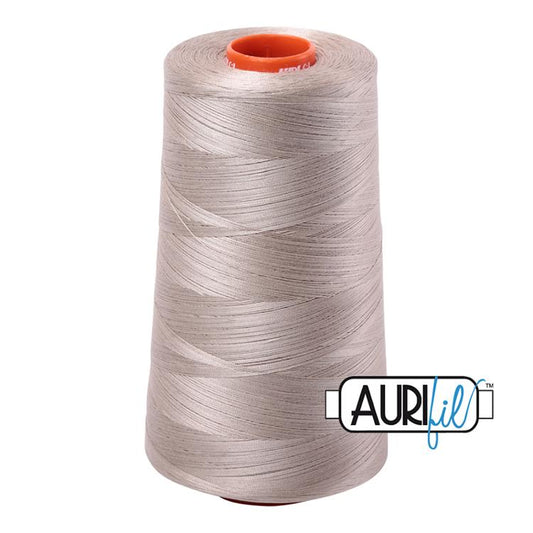 Rope Beige Aurifil Longarm Cotton Quilting Thread 50wt 6452 yds  Cone AUF-MK50CO-5011