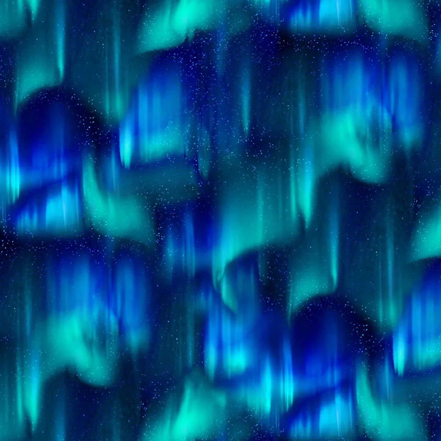 Aurora New Northern Lights Blue Elizabeth's Studio Cotton Fabric ES-735-BLUE