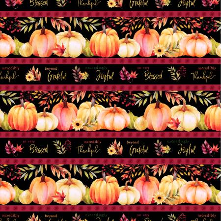 Autumn Light, Repating Stripe Multi Lola Molina Wilmington Prints Cotton Fabric
