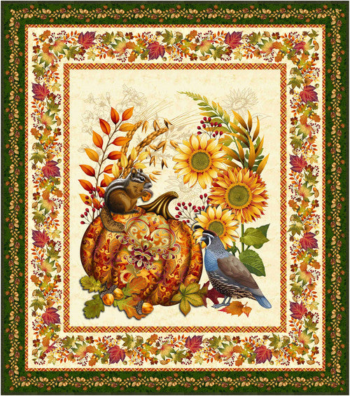 Autumn Fields Pumpkin Glory Wall Hanging Studio E-Free Pattern