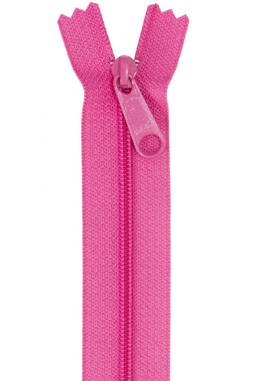 Handbag Zipper 24'' Raspberry Pink By Annie's BYA-ZIP24-252