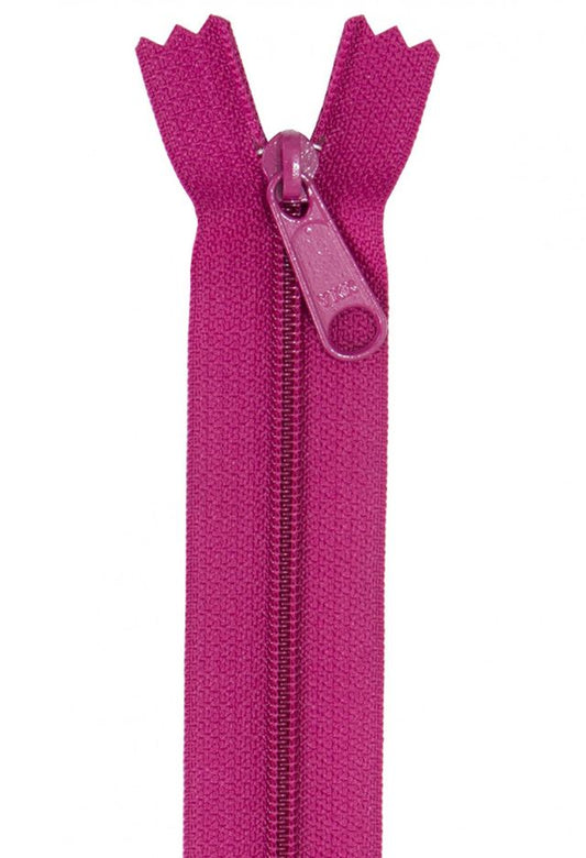 Handbag Zipper 24'' Wild Plum Pink By Annie's BYA-ZIP24-258