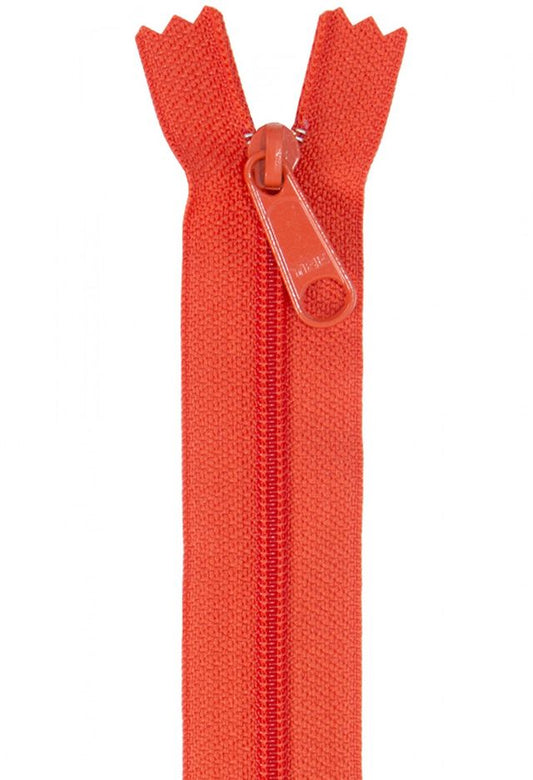 Handbag Zipper 24'' Tangerine Orange By Annie's BYA-ZIP24-285
