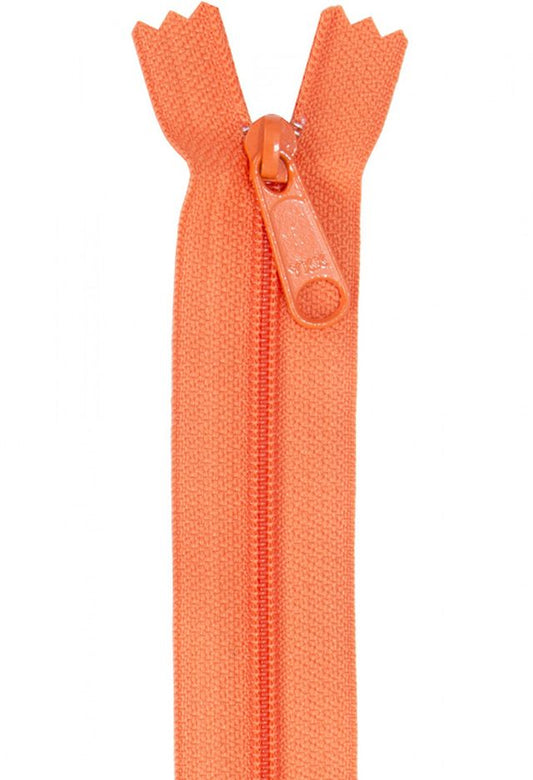 Handbag Zipper Pumpkin Orange 24 inches By Annie's BYA-ZIP24-287