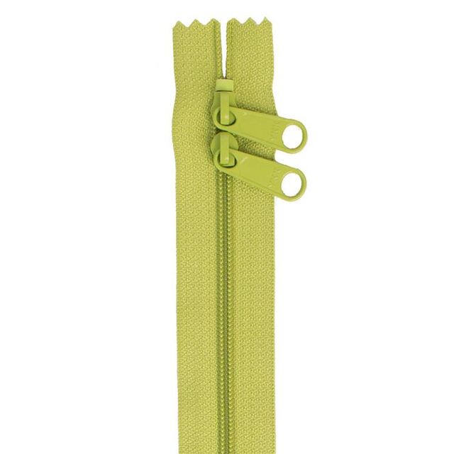 Double Slide Zipper 30'' Apple Green By Annie's BYA-ZIP30-200