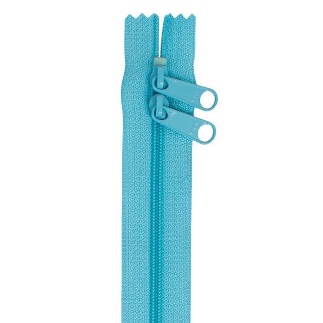 Double Slide Zipper 30'' Parrot Blue By Annie's BYA-ZIP30-214