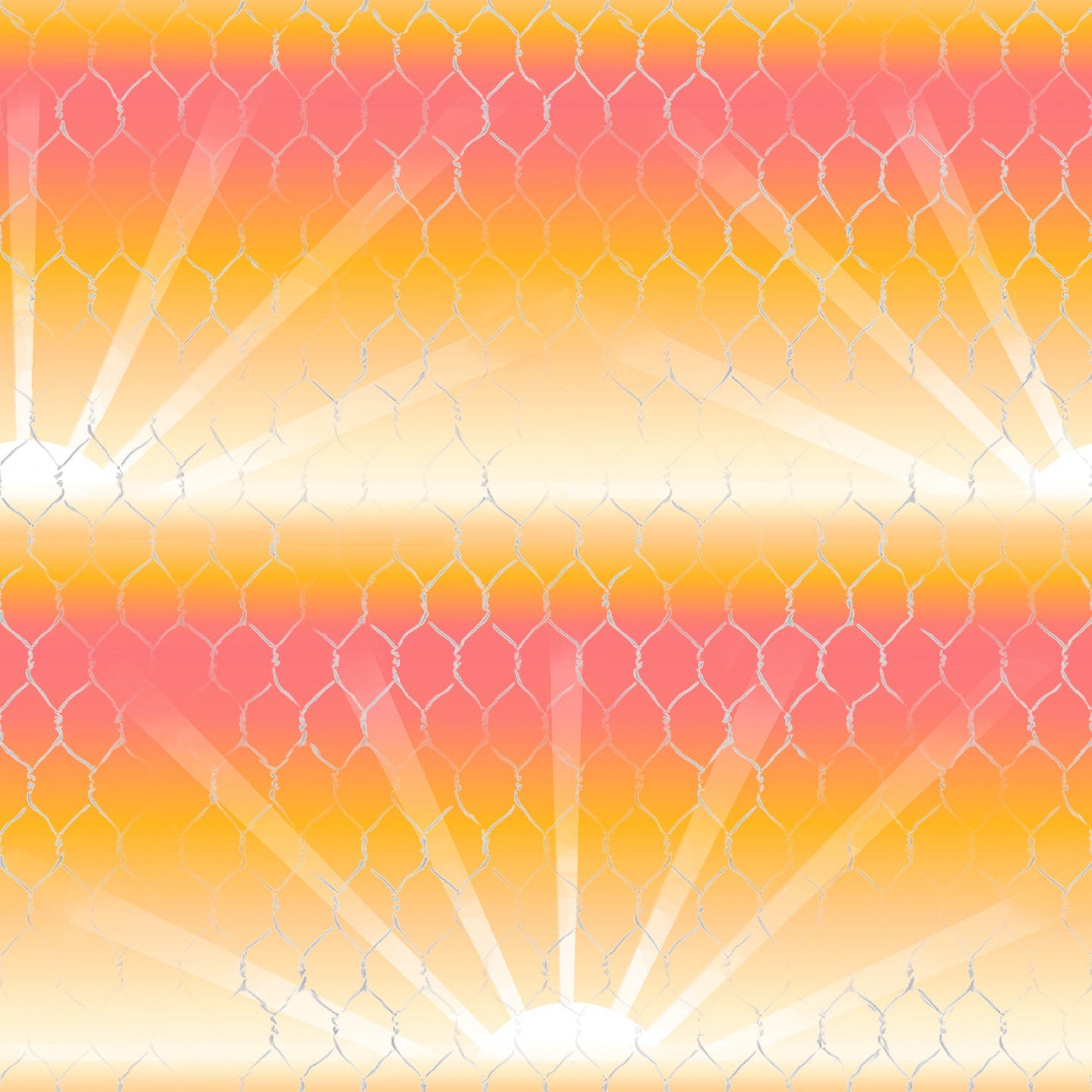 Back To The Farm Sunrise Yellow Connie Haley 3 Wishes Cotton Fabric 3W-23047-YLW