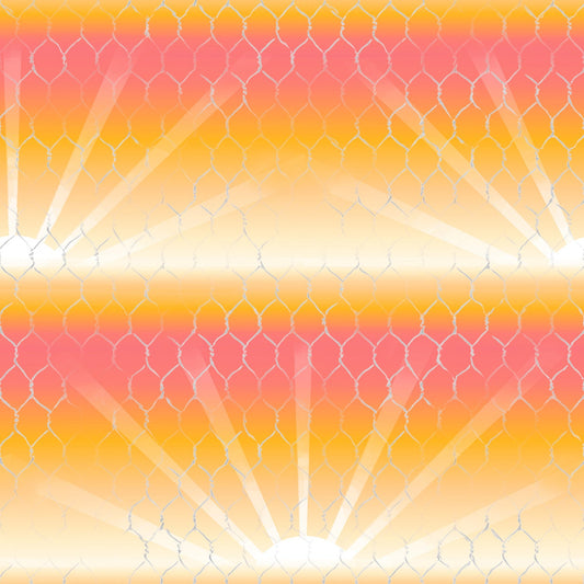 Back To The Farm Sunrise Yellow Connie Haley 3 Wishes Cotton Fabric 3W-23047-YLW