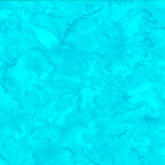 Bali Watercolors Peacock Hoffman Cotton Batik Fabric HF-1895-136