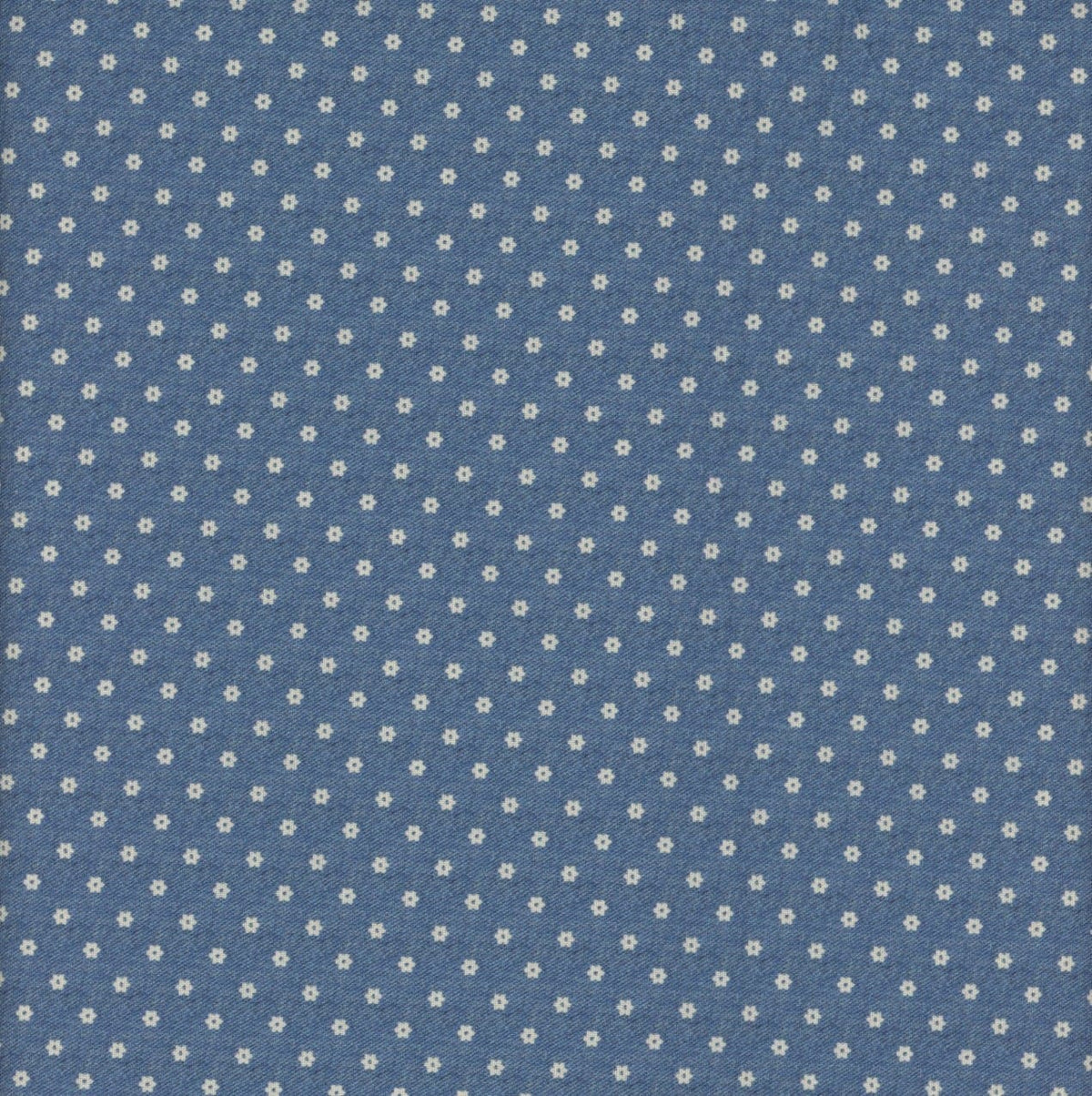 Bandana Bliss Ditsy Denim Blue Smithsonian Institution Marcus Fabrics Cotton Fabric MF-R65-1599-D-Denim | US Fabric Shop