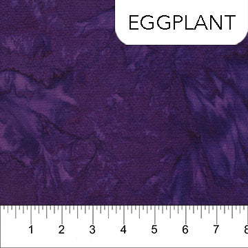 Banyan Shadows Batik Eggplant Banyan Batiks Northcott Cotton Fabric NC-81300-86