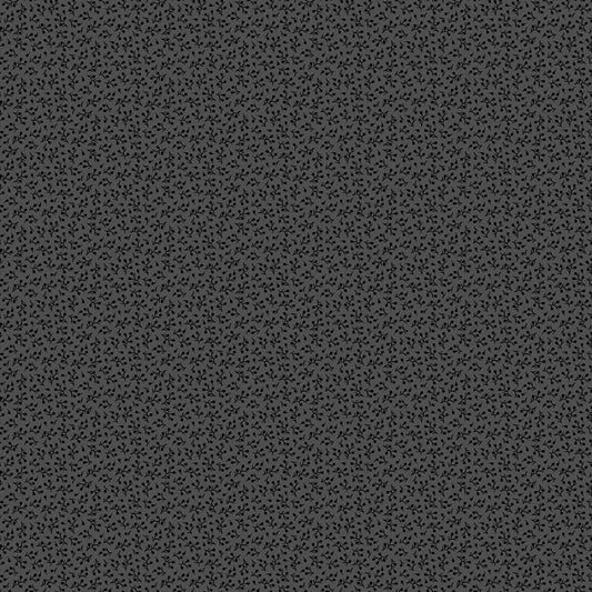 Basically Black & White 2 Baby's Breath Floral Tonal Black Patrick Lose Northcott Cotton Fabric