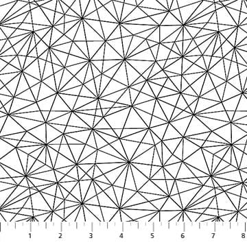 Basically Black and White Geo Mesh Positive Black Line White Patrick Lose Northcott Cotton Fabric NC-PL-10720-11 | US Fabric Shop