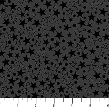 Basically Black and White Twinkle Black on Black Patrick Lose Northcott Cotton Fabric NC-PL-10726-99 | US Fabric Shop
