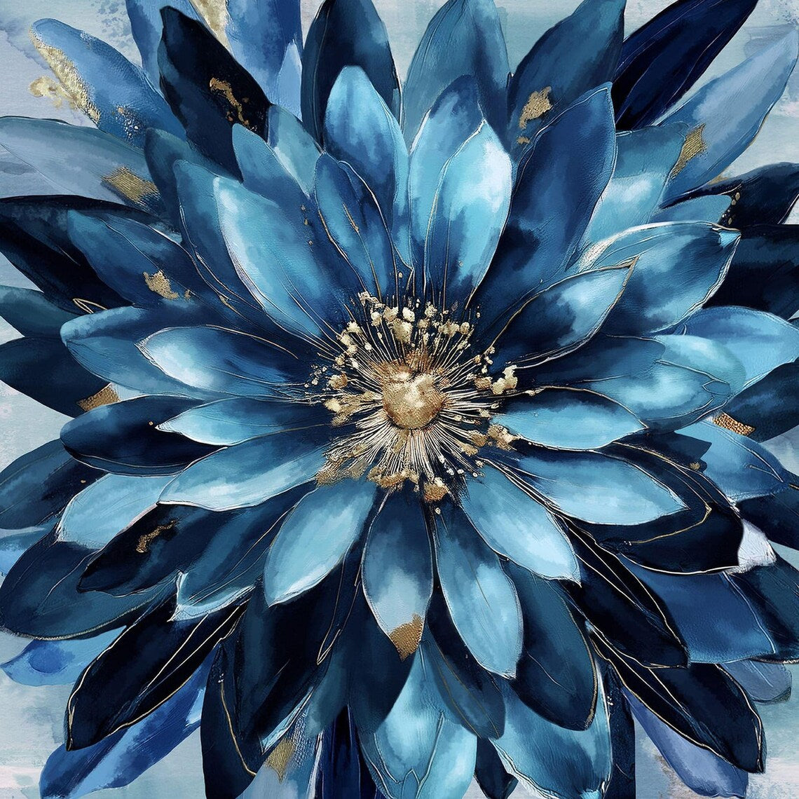 Behind Blue Eyes Flower Power Panel 36" Peacock Funny Girl Studio E Cotton Fabric SE-8658P-73