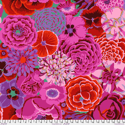 Bekah Magenta 108" Wideback Kaffe Fassett Collective Free Spirits Cotton Fabric FS-QBGP012.MAGENTA