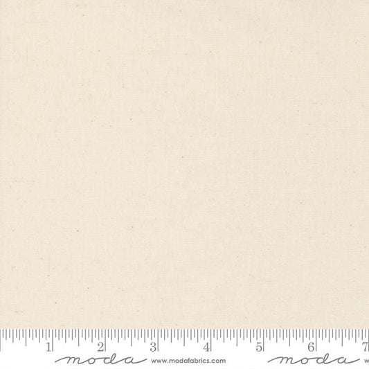 (SOLD PER BOLT) Bella Solids Muslin Unbleached Cream Moda Fabrics Cotton Fabric MD-9900-285-FB
