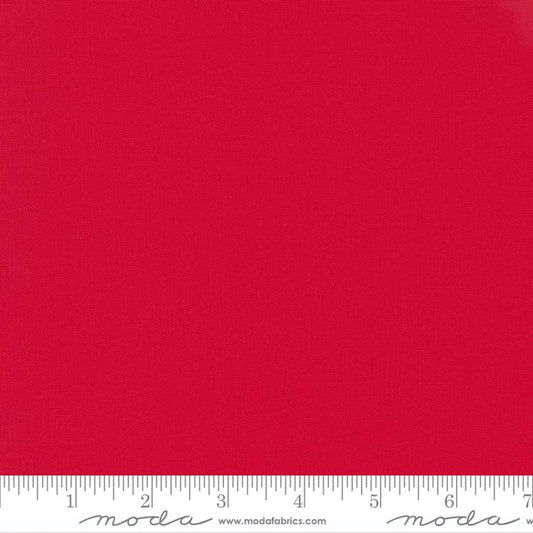 Bella Solid Bettys Red Moda Cotton Fabric MD 9900 123