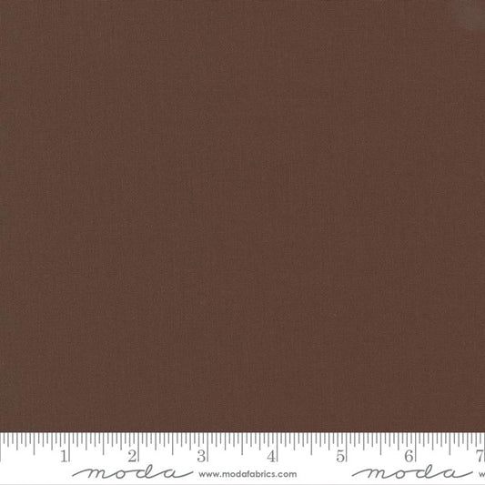 Bella Solid Chocolate Brown Moda Cotton Fabric MD 9900 41