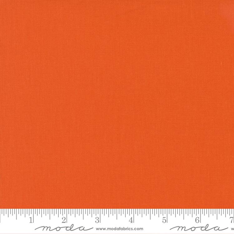 Bella Solid Clementine Orange Moda Cotton Fabric MD 9900 209