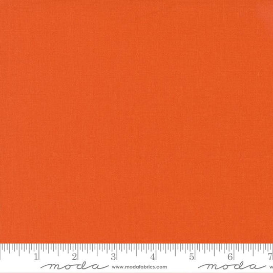 Bella Solid Clementine Orange Moda Cotton Fabric MD 9900 209