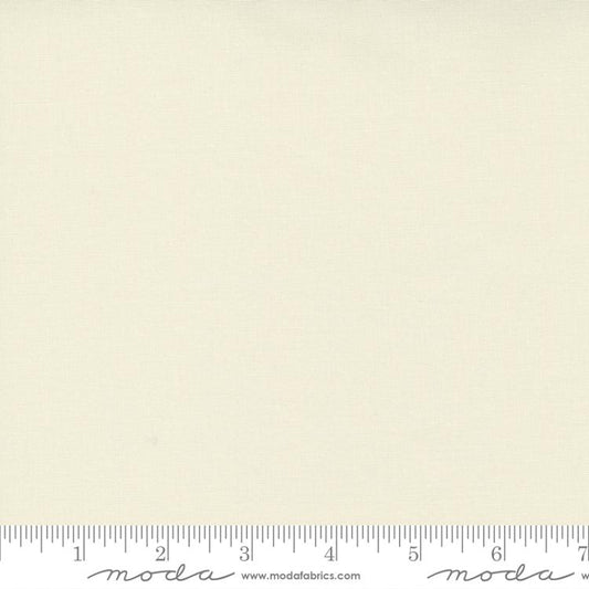 Bella Solids Snow Ivory Moda Cotton Fabric MD-9900-11
