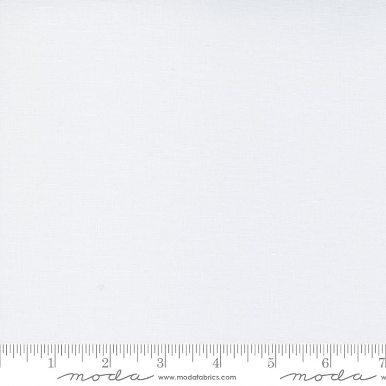 Bella Solids Super White Moda Cotton Fabric MD-9900-436