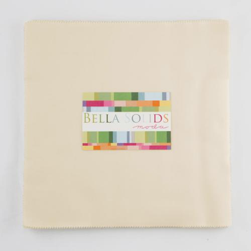 Bella Solids Natural 10" Squares Junior Layer Cake Moda Cotton Fabric MD-9900JLC-12