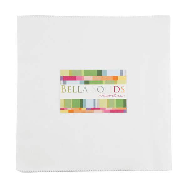 Bella Solids Off White 10" Squares Junior Layer Cake Moda Cotton Fabric MD-9900JLC-200