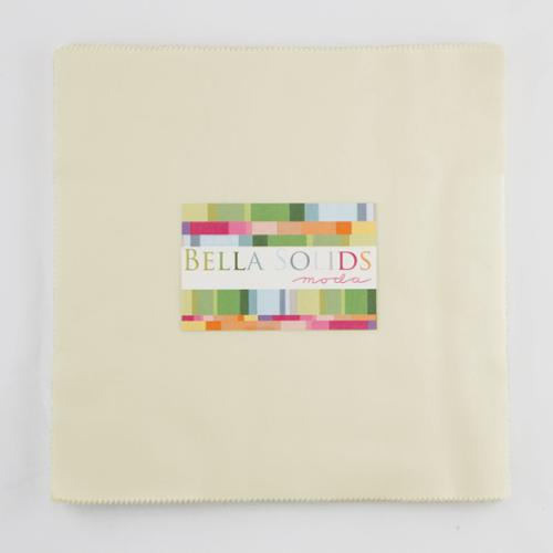 Bella Solids Porcelain 10" Squares Junior Layer Cake Moda Cotton Fabric MD-9900JLC-182