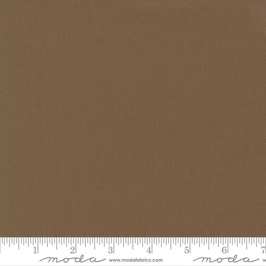 Bella Solids Cocoa Brown Moda Cotton Fabric MD-9900-180