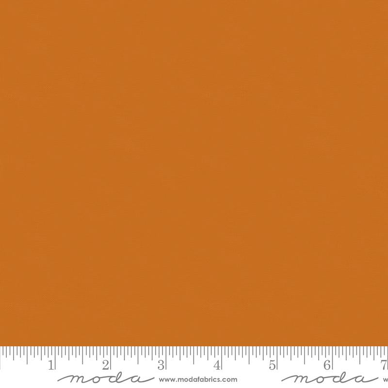 Bella Solids Pumpkin Orange Moda Cotton Fabric MD-9900-454
