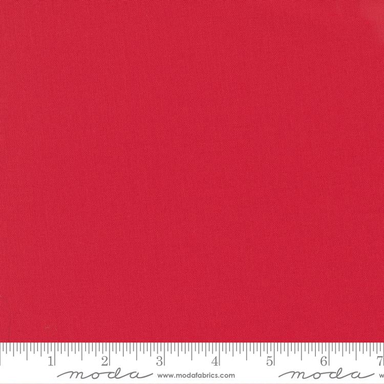 Bella Solids Scarlet Red Moda Cotton Fabric MD-9900-47