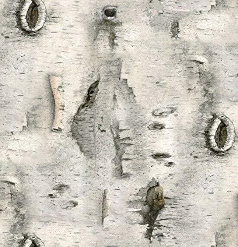Birch Bark Texture Landscape Medley Elizabeth's Studio Cotton Fabric ES-4324-Gray