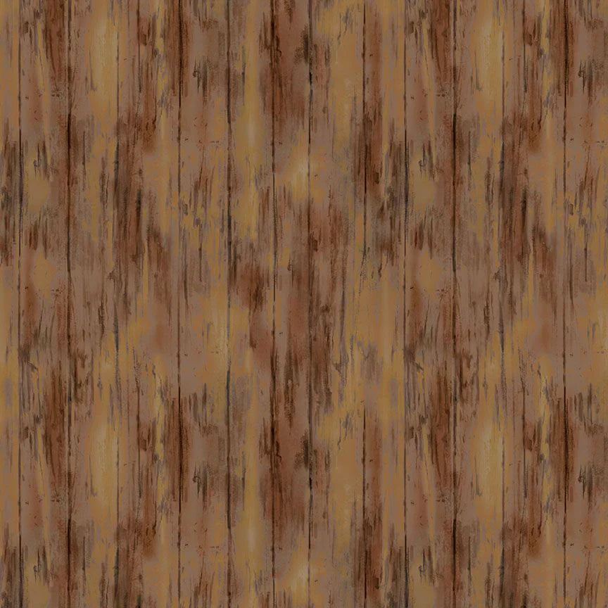 Birdhouse Bloom Birdhouse Wood Brown Timeless Treasures Cotton Fabric TT-DONA-CD2424-BROWN