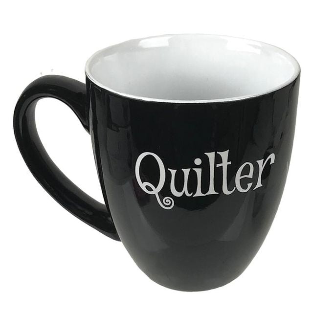 Black Bistro Mug Quilters Fabric Fanatics
